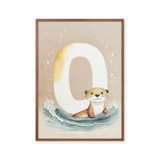 Bogstavsplakat - O for oddder