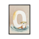 Bogstavsplakat - O for oddder