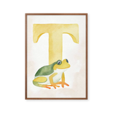 Bogstavsplakat - T for tudse