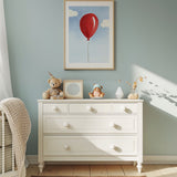 Ensom ballon i himlens blå