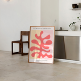 Floraisons Abstraites - Coral Pink