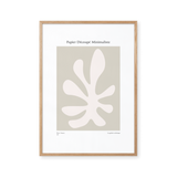Papier Découpé Minimaliste - Beige