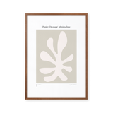 Papier Découpé Minimaliste - Beige