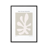 Papier Découpé Minimaliste - Beige