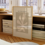 Papier Découpé Minimaliste - Beige