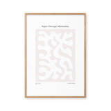 Papier Découpé Minimaliste - Light Beige