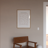 Papier Découpé Minimaliste - Light Beige