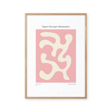 Papier Découpé Minimaliste - Light Pink