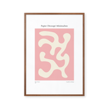 Papier Découpé Minimaliste - Light Pink