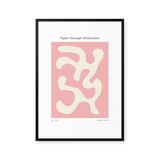 Papier Découpé Minimaliste - Light Pink
