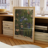 Wild Roses and Irises