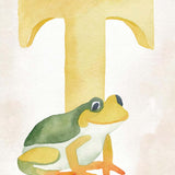 Bogstavsplakat - T for tudse