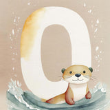 Bogstavsplakat - O for oddder