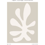 Papier Découpé Minimaliste - Beige