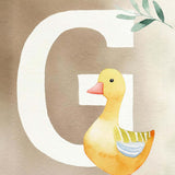 Bogstavsplakat - G for gås