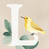 Bogstavsplakat - L for lærke