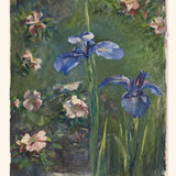Wild Roses and Irises