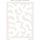 Papier Découpé Minimaliste - Light Beige