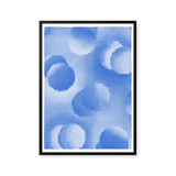 Endleaves of Art - blue