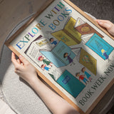 Explore with books. Book week