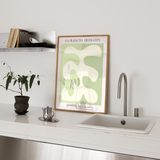 Floraisons Abstraites - Light Green