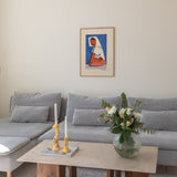A Girl At A Table