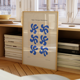 Papier Découpé Minimaliste - Blue