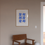 Papier Découpé Minimaliste - Blue