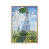 Woman with a Parasol - Madame Monet and Her Son