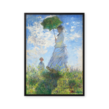 Woman with a Parasol - Madame Monet and Her Son