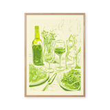un beau dîner d'été