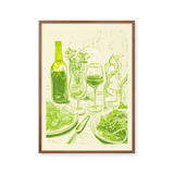 un beau dîner d'été