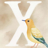 Bogstavsplakat - X for xenops