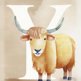 Bogstavsplakat - Y for yak